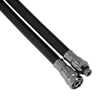 MD Miflex Schlauch - 3/8  - schwarz (Scuba Force) 80 cm