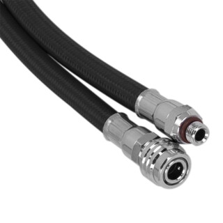 Miflex Inflatorschlauch - schwarz (Scuba Force) 75 cm