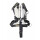 OMS Stahl Backplate mit SmartStream Harness und Crotch Strap