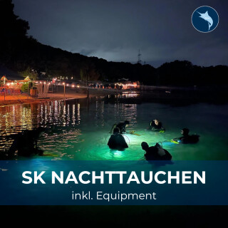 SK Nachttauchen inkl. Ausrüstung (Wert-/Mehrzweckgutschein)