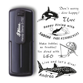 Smart Stamp Taucherstempel (38 x 14mm) schwarz