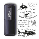 Smart Stamp Taucherstempel (38 x 14mm) schwarz