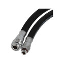Gummi Inflatorschlauch - schwarz (Scuba Force) 65 cm