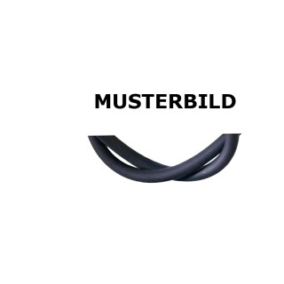 Apeks Gummi MD Schlauch - 3/8  - 75 cm - schwarz